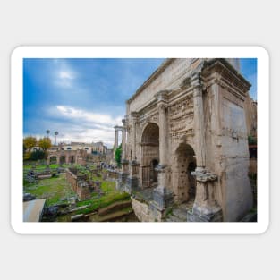 Roman Forum in Rome, Italy Sticker